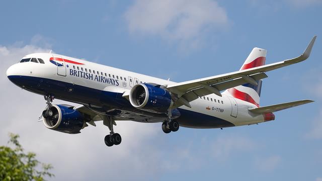 G-TTNP:Airbus A320:British Airways